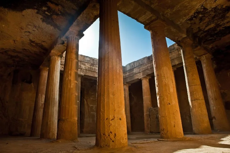 The Tombs of the Kings in Paphos Cyprus